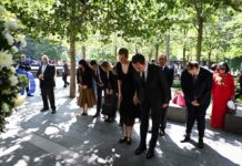 Kurti në SHBA, i shoqëruar nga bashkëshortja viziton memorialin e 11 Shtatorit