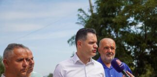 Sejdiu inspekton punimet e rrugës Pallaticë–Zhelinë