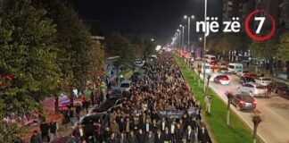 “Marshi i fitores”, SPB Tetovë: Në Tetovë sonte marshuan 6.500 qytetarë!