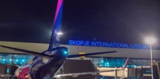 Aeroporti i Shkupit kryeson rajonin me rritjen më të madhe të vendeve ajrore për 2026