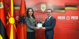 Kasami pret në Tetovë Elisa Spiropalin: Kur Shqipëria dhe shqiptarët ecin së bashku, e ardhmja bëhet më e sigurt