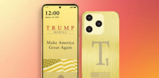 Shtyhet lansimi i Trump Mobile T1 të veshur me ar