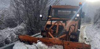 Reshjet e borës, Komuna e Tetovës: Rrugët janë të kalueshme