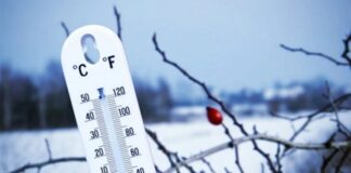 Mot me vranësira të ndryshueshme me periudha me diell dhe ftohtë