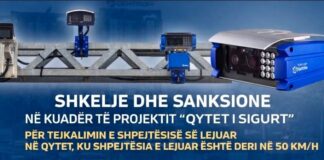 MPB publikon “çmimoren” e “Safe City”, nga 15 deri në 500 euro dënimet