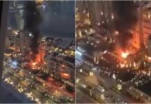 VIDEO/ Një raketë godet Dubain, shpërthim i fortë në Palm Island pranë kullës Khalifa