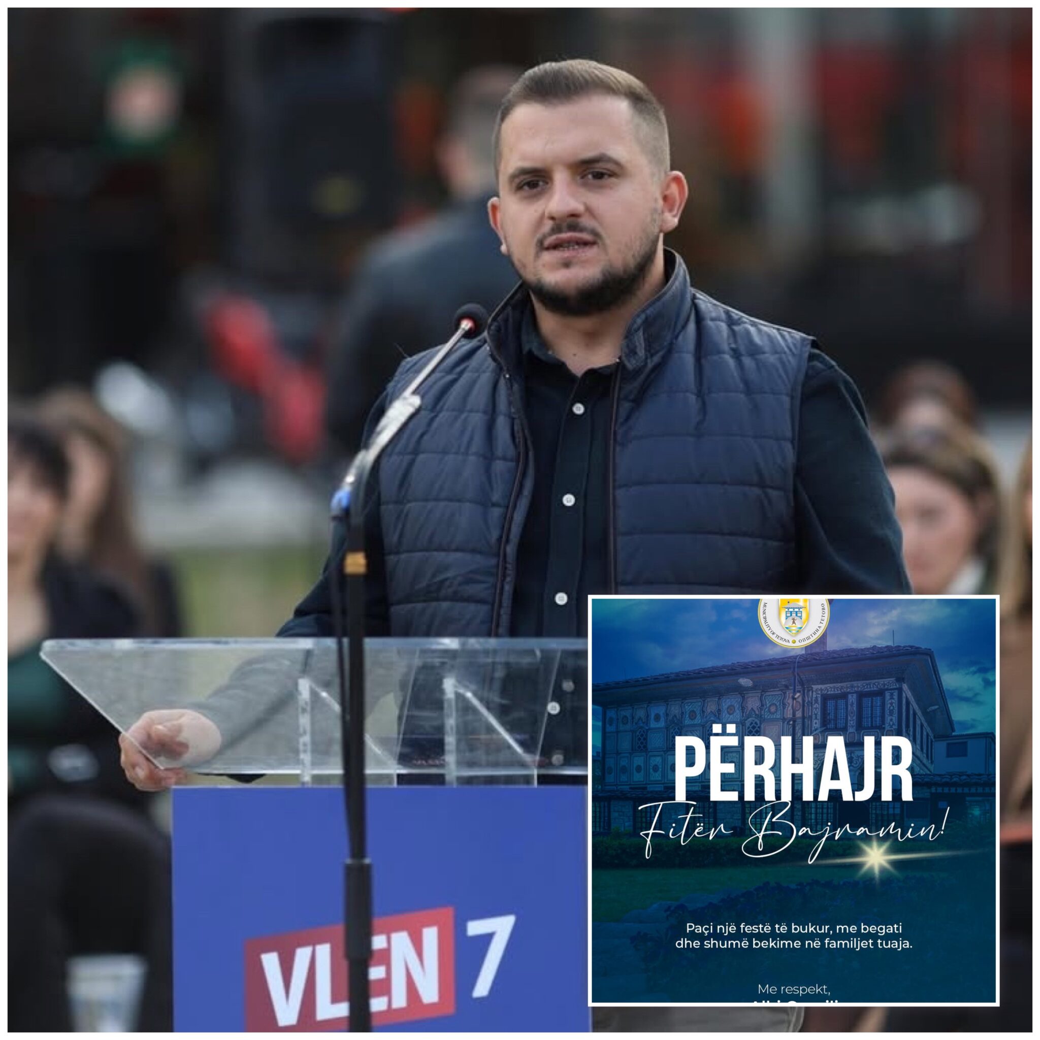 Albi Qamili uron Fitër Bajramin  Paqe  begati dhe afrimitet mes njerëzve