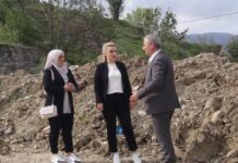 Feti Abazi me zv/ministren, Safije Sadiki: “Vizituam hapësirat, ku do realizohen projektet sportive”