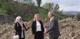 Feti Abazi me zv/ministren, Safije Sadiki: “Vizituam hapësirat, ku do realizohen projektet sportive”