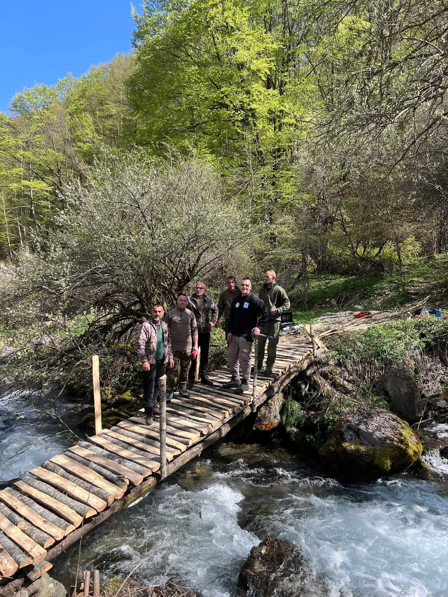 Rojet e Mali Sharrit ndërtojnë kryevepër në natyrë
