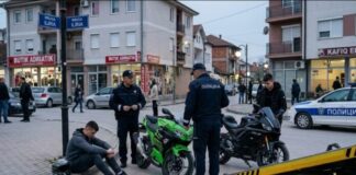 Policia ndalon dy të mitur në Tetovë që garonin me motoçikleta pa leje, konfiskohen mjetet