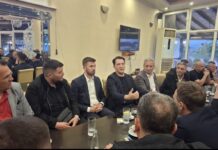 Pas takimit në qeveri. Sali viziton Abazin dhe strukturat e VLEN, në komunën e Bogovinës