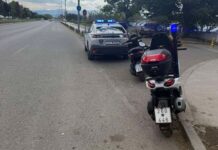 Aksion i madh i policisë në Shkup: 113 motoçiklistë të sanksionuar për shkelje të rregullave të trafikut