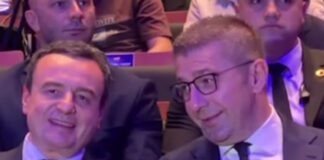 Albin Kurti dhe Hristijan Mickoski marrin pjesë në Kongresin e VLEN