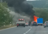 Digjet një autobus në autostradën Veles–Shkup, nuk ka të lënduar