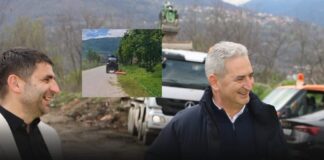 Feti Abazi, teston makinën e re për kositje në Pirok. Angazhohemi, në mirëmbajtjen e hapësirave publike