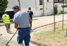 Asfaltimi vazhdon edhe në fundjavë, Daut Memishi nis punimet në rrugën lokale të Dobroshtit