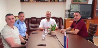 “Siguria publike”, Memishi pret në takim komandantin e Stacionit Policor Tetovë, Muhamed Ademi
