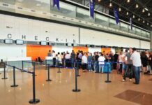 Kapet në Aeroportin e Shkupit grabitësi i dyshuar i bastores në Tetovë – tentoi të largohej nga vendi pas grabitjes me thikë