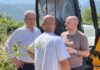 Feti Abazi dhe zv/ministri i Bujqësisë Albrim Hoxha, inspektojnë pastrimin e kanaleve të vaditjes