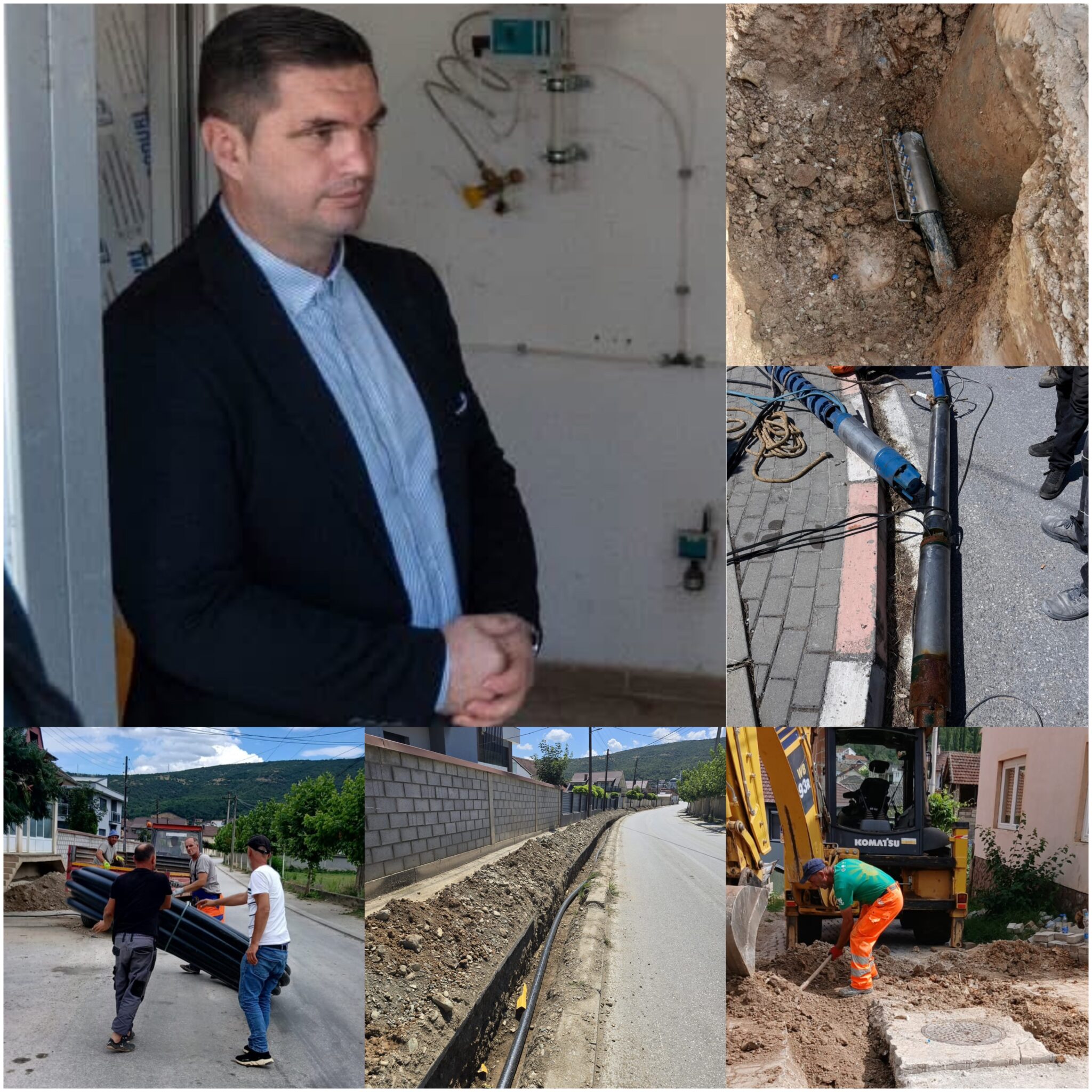 Drejtori i NPK  Mirëmbajtja   Suad Alili  nuk ka të ndalur në angazhimin për zgjidhjen e problemit me furnizimin me ujë në fshatin Strimnicë