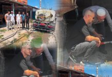 Drejtori i NPK-së, Samet Bislimi, në terren për t’u dalë në ndihmë banorëve të Çajlës