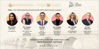 25 vjet nga Marrëveshja e Ohrit: Figura nga politika, diplomacia dhe institucionet në një panel për të ardhmen evropiane