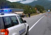 Aksident trafiku mes 4 veturave në magjistralen Gostivar-Strazhë
