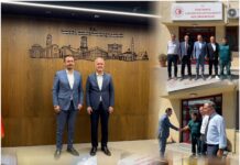 Mustafa Dauti takim me Kryetarin e komunës së Inegolit të Turqis dhe me zyrtar doganor
