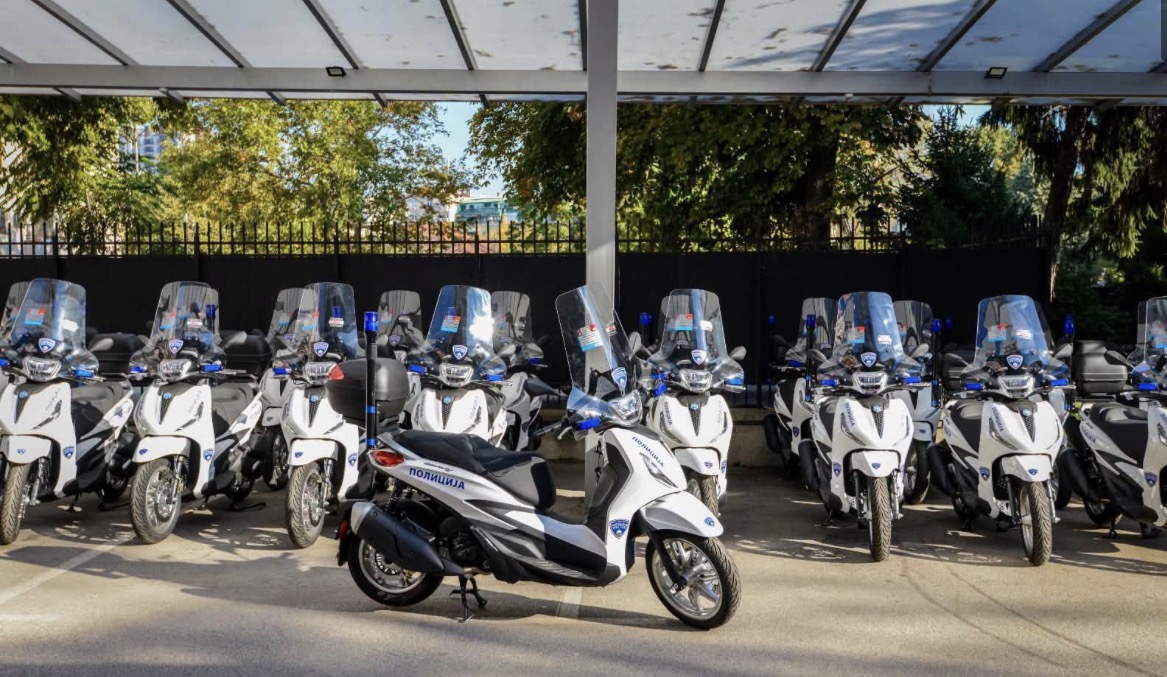 33 motoçikleta të reja  Piaggio Beverly  për Policinë e Trafikut  kushtuan 274 mijë euro