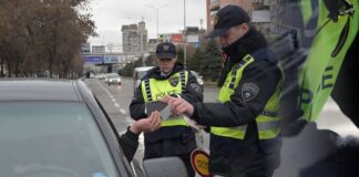 Aksion policor në Shkup: 128 shoferë të sanksionuar dje, 102 për tejkalim shpejtësie