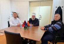 Daut Beqiri mirëpret në vizitë Hoxhë Ferid Selimin