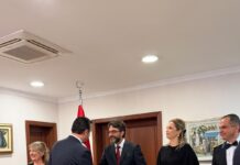 Mustafa Dauti merr pjesë në pritjen solemne për 103-vjetorin e Republikës së Turqisë